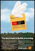 1974 Kodak Prepaid Film Processing Mailers Vintage Print Ad Bird Flying Wall Art - £8.20 GBP