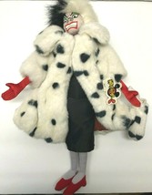 CRUELLA DEVILLE 101 Dalmatians VINTAGE 18&quot; Plush Doll Figure - £39.56 GBP