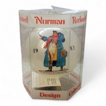 1983 Norman Rockwell Dave Grossman Christmas Ornament Globe 9th Limited Edition - £7.74 GBP