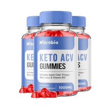 3-Pack Microbio Keto ACV Gummies for Weight Loss, Micro Bio Gummies -180 Gummies - $35.49