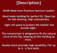 Fits Colt 1911 Commander 9mm Without Rail 9/45 ACP 4.25”BBL Belt Holster  #1008# image 8