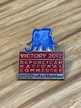 Victory 2012 Republican National Committee 2010 Charter Member Pin KG JD - £9.34 GBP