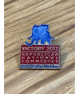 Victory 2012 Republican National Committee 2010 Charter Member Pin KG JD - $11.88
