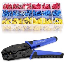 Wire Terminals Crimping Tool, Insulated Ratcheting Terminals Crimper Kit Of Awg2 - £42.11 GBP