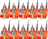 Rome Total War Red Roman Heavy Infantry Army x10 Minifigure Lot - £14.07 GBP