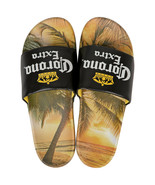 Corona Extra Black Label with Beach Scene Sandal Slides Multi-Color - £24.97 GBP
