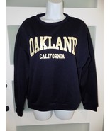 Shein Royal Blue Oakland California Crew Neck Sweatshirt Size M Women&#39;s ... - $22.46 CAD