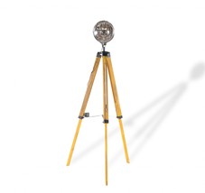 35&quot; Distressed Tripod Floor Lamp With Cone - £520.01 GBP