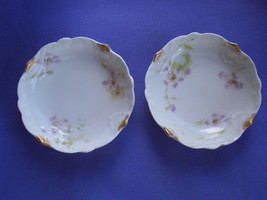  Antique Theodore Haviland Limoges France Butter Pats c 1900 - £23.97 GBP