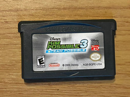 Disney&#39;s Kim Possible 3: Team Possible Nintendo Gameboy Advance Gba GAME- Cart - £7.81 GBP