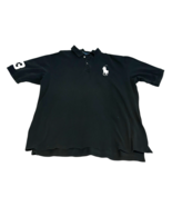 Ralph Lauren Polo Shirt Men&#39;s 4XLT Black W/Big Pony Embroidered Short Sl... - $66.45