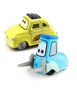 2-Cars Disney Pixar Cars Luigi &amp; Guido 1:55 Diecast Model Toy Car Loose ... - $16.76 CAD