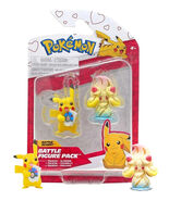 Pokemon Pikachu &amp; Alcremie Battle Figure Pack New in Box Rare - $19.59