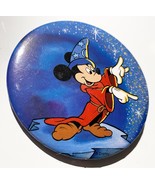 Vintage Disney Mickey Mouse Sorcerer’s Apprentice Fantasia Button Pin Badge - £3.86 GBP
