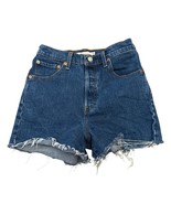 Levi&#39;s Big E Vintage? High Rise Ribcage Cutoff Denim Shorts Size 26 - $46.01 CAD