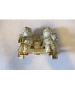 cute pair angels sitting on bench with gifts candle holder, glazed angel... - $34.30 CAD