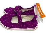 Gymboree Fuschia w/ Pink Hearts Canvas Mary Jane Shoes Sz 8 NWT - $19.20