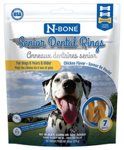 N-Bone Senior Dental Rings Chicken Flavor Dental Treat for Senior Dogs - £15.60 GBP+
