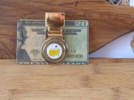 The Master's Black Trim Spring Loaded Money Clip - Gold Plated Clip - $23.92