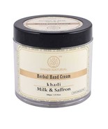 Khadi Natural Hand Cream Milk &amp; Saffron 100 gm With Sheabutter Skin Face... - £14.05 GBP