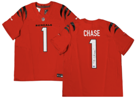 Ja&#39;Marr Chase Autographed Bengals Orange Nike Vapor Limited Jersey Beckett - $495.00