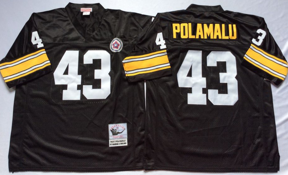 #43 Troy Polamalu Black Jersey - $45.00