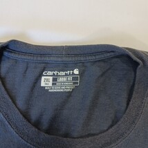 Carhartt K87 BLS Loose Fit Men's Blue Cotton Short Sleeve T-Shirt Size 2XL Tall  image 3
