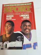 Vintage Sport Magazine Lawrence Taylor Marcus Allen Giants Raiders 1980s VTG 80s - £7.36 GBP