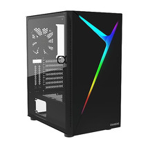 GAMDIAS ATX Mid Tower Gaming Computer PC Case with Tempered Glass Swing ... - $145.06