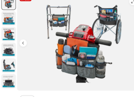 HandiStash Mobility ORGANIZER BAG for Scooter Walker Wheelchair w Cup Ho... - $380.36 MXN