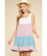 Color Block Babydoll Dress - $33.75 CAD