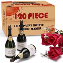 120 Pcs Mini Champagne Bottle Bubble Bulk, Ideal For Wedding Send Off, B... - £53.48 GBP