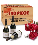 120 Pcs Mini Champagne Bottle Bubble Bulk, Ideal For Wedding Send Off, B... - £53.50 GBP