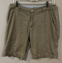 Rusty Shorts Size 32 Khaki Vintage 90s - £18.58 GBP