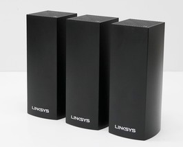 Linksys Velop WHW0303B AC2200 Tri-Band Mesh Wi-Fi 5 System (3 Pack) - Black  image 2