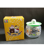 HK 7-11 LINE Friends x Sanrio Moon x Pom Pom Purin Joy Joy Jar Glass Con... - £14.57 GBP