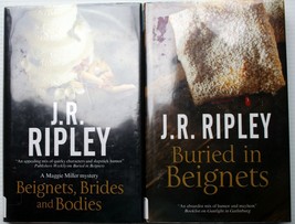 Lot 2 Jr Ripley Maggie Miller Mystery Beignets Brides &amp; Bodies~Buried In Beignet - £7.76 GBP