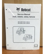 Bobcat 3400, 3400XL Utility Vehicle Service Manual Shop Repair Book 1 # ... - £36.13 GBP