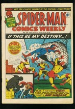 SPIDER-MAN Comics Weekly #25 1973-STEVE DITKO-JACK KIRBY-BRITISH--FN - £40.80 GBP