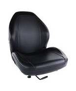 High Back Universal Tractor and Mower Seat with Slide Tracks. Black - $195.00
