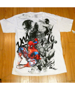 RARE RARE Marvel Spiderman 2009 Re-Iron-On Graphic Print T Shirt Size La... - $1,619.41 MXN