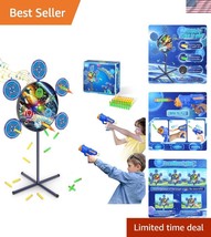 Interactive Shooting Target Game with Lights, Sounds &amp; Foam Darts for Ki... - $68.49