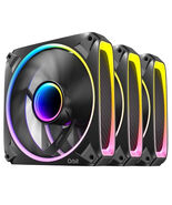Antec Orbit ARGB, PWM PC Fans, mm Fan, PWM Case Fan, Infinity Mirror Eff... - $2,128.80 MXN