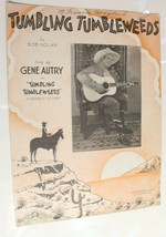 Tumbling Tumbleweed Sheet music 1934 Gene Autry - $14.84