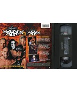 WCW MAYHEM THE HITS OF WCW MONDAY NITRO HULK HOGAN VHS WARNER VIDEO TESTED - $280.26 MXN