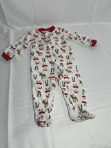 Carter’s baby Christmas footed pajamas-size 6-9 months - £6.87 GBP