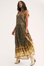 NWT SPELL &amp; the Gypsy Collective Dahlia Maxi in Black Metallic A-line Dress S - £115.96 GBP