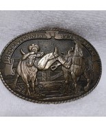 Tony Lama collection Bi-Centennial buckle, 1776-1976, #2054, solid brass - $35.00