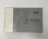 2005 Nissan Altima Owners Manual OEM L04B43004 - $17.32