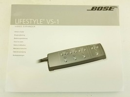  Bose Lifestyle   VS-1 video expander Manual  owners guide  - $8.09
